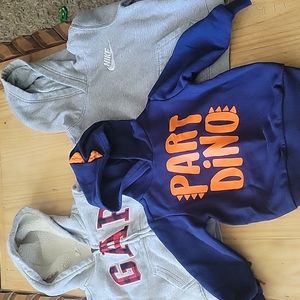 Bundle boys hooded sweaters 2T &3T